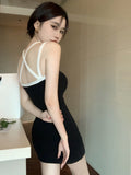 Sexy Babes Hanging Tie Dress Summer 2026 New Waist Slim Bump Color Small Bag Ass Vest Skirt
