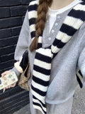Autumn/Winter 2025 New Solid-Colored Jacket Suit With Long-Sleeved Loose Design Folded Shawl With Casual Trousers Fashion