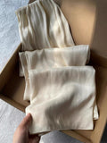 Apricot Copper Ammonia Wide Leg Trousers Women 2025 New High-End Slender Casual Pants