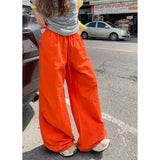 YC& Vintage High- Waist Loose Legs Pistones Night Spring And Summer Hundred Straight Sleety Sleeches Women's New