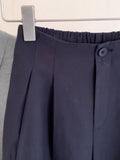 Good To Wear To The Scream, Word Of Mouth Explosion! Tibetan Blue Linen Broad Leg Pants Summer Loose Shading Thin Nine Trousers