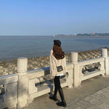 Soft Fabric Coat Women's Autumn And Winter 2025 New Korean Style Loose Solid Color Thin Outer Wear Fashion Top