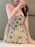 Ultra-Thin Machine-In-One Short Knitted Cardigan Fashion Repair Wool Collar Commuting