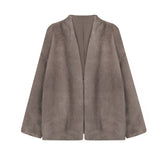 Easy Fur ~½¥s Grass Environmental Protection Marp Lady Autumn And Winter Temperament Fur Coat Light Luxury