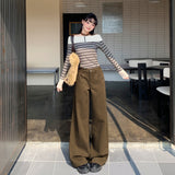 26Ss | 2026 Spring/Summer New Denim Retro Trousers Are Thin And Comfortable Babes Moaning Lazy