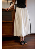 25 Years Of Spring New High Light Moment Tight Waist Cover Lantern Flower Thorn Half Skirt Fluffy Skirt