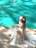 Fairy Lace Lace Slings Net Yarn Swing Holiday Wind Seaside Dress 2026 Summer New Woman