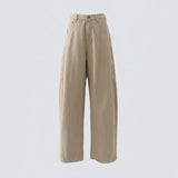 YC& Vintage High Waisted Camast Banana Trousers Broad Legs And Jeans Women & Long Pants