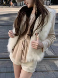 Bath Milk Rabbit 2.0 Version Soft Silk Wool Removable Real Rabbit Hair Collar