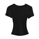 Kardashian's New Short-Sleeved T-Shirt With Spring And Summer Sexy Ants Round-Neck Tight-Up T-Shirts