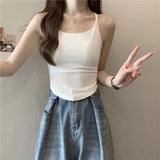 2874# Exploding Car Sewing Thread Sling Vest Cross-Back Care Machine All-In-One Chest Pad Sexy Large Bare Back