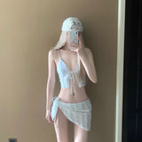 Yan 2026 New Swimsuit In Wind Bikini Three-Piece Pure-Wane Hot Spring Korean Advanced Bath