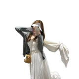 Set Women's Early Autumn New Cardigan Coat Sling Vest Top Sweet Thin Half Skirt Three-Piece Set