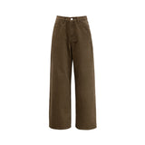 Vintage Autumn And Winter New Denim Trousers Feel Comfortable And Thin And Tugging Every Day Lazy Wind Loose