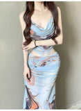 7103 Bikini Women's 2026 New Split Three-Piece Dress Sexy Gathering Seaside Vacation Swimming