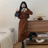 2025 Spring And Autumn New Fat MM Small Wicked Fashion Jacket Small Fragrant Style Skirt Trend Two Sets Of Women