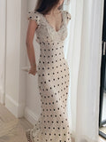 2026 Super Fire Dress Birthday Dress Yu Shuxin The Same French Set Of Two Sets Of Lace Splicing