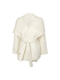 High Quality Double Smooth Wool Coat Temperament Wool Texture Coat