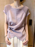 Unique Beautiful And Beautiful Top Lady 2026 Summer New High-End Design Sense Niche Fashion Temperament