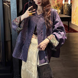 New Chinese Leather Women's New Retro Super Fire National Style Coat Cool Wind Open Shirt Women