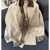 Old Money Wind Colliding With The Collar Trench Coat Women's Autumn 2025 New Retro Casual Temperament Long-Term Jacket