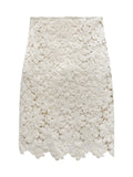 Lace Heavy Industry Nail Bag Hip High Waist Half Skirt Short