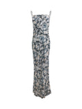 Falling Flower Bloom Crumbs Sling Tacs Dress Women's Summer Vacation To Collect Long-Term