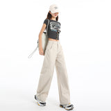 2025 Summer Fast-Drying Silk Scissors Casual Scissors Women's Cold Feeling Stormtroopers Climbing Dance Sweatpants