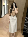 Light People Know To Wear ~ Old Money Style Linen Cotton Shirt Women French Relaxation Sense Professional Commuting Shirt