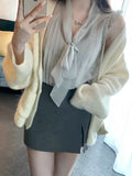 Time And Space Lovers Traveller Drifting Shirt Temperament Coat Woman's New Loose Sleeveless Shirt Design Sense
