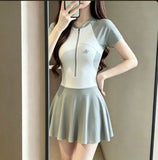 2026 New Swimsuit Girl Girl Girl Swimsuit Dress Swimsuit Swimsuit Summer Sports Body Cover