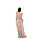 2026 Wave Stumbling Retro Sexy Multi-Layer Tulle Laminated Design Fairy Dress Woman