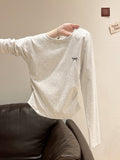 Milk Yellow Long Sleeve Slim Bottoming Shirt T-Shirt Women 2025 Early Autumn New Waist Show Thin Small Man Inside The Coat