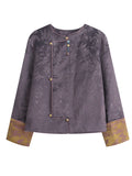 Twilight Mountain Floating Scene | New Chinese Style To Improve The Old Money Retro Wreet Jacket