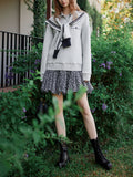 French Design With A Tight Waist Skirt Woman In Spring 2025 New Fashion Niche Casual Style Chic Umbrella Skirt