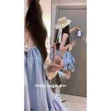 Korean Gentle First Love Slings Women Summer Photo Small Dress Mori With A Small Cute A-Word Dress