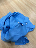 CHAO Grade Recommendation! Old Money Style Blue Silk Linen Shirt Women's Summer Thin Breathable Sunscreen Top
