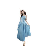 Yunnan Tourism Two Sets Of Holiday Style Brat Small Sling Wearing A Half-Dress Unique Beautiful Summer Suit