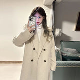 In The Autumn And Winter Of 2025, The Long-Term Knee-Lceeded Small Fragrant Wind Hair, The Coat Woman's Grade British Small Man And The Tide Of The Coat