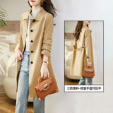 Women's Long-Term 2025 Spring And Autumn New Fashion Trend Temperament Loose Thin And Windwear Women's Clothing