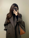 Maillard Wears A High-Grade Feeling Of Hair, The Woman's Autumn And Winter Thick Knee Long Korean Wind Coat