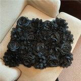 Small Fragrant Style Wearing A Half Dress Female High-Grade Three-Dimensional Rose Flower High Waist Thin A Word Short Skirt 3 Colors