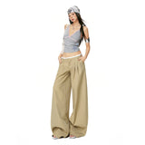 26Th Ootd!|2026 Spring New Design Feeling Casual Broad Legs Loose Thin Set Suit Pants