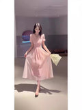 Sweet 2025 Summer New Hepburn Light And Thin Dress With Slim High-Student French Dress