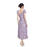 Dress 2026 Summer New French Mature Elegant Temperament Floral Thin Dress