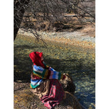 Yunnan Dalichuan West Xinjiang Grassland Tourism Wearing Female Colored Dopamine Sweater National Style Skirt Suit