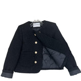Tuff Inside The Gutter And Cotton French Double Row Fragrant Style Temperament Short Coat Autumn And Winter New 2025 Women's Top Women's Clothing
