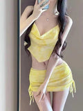 Wow New Swimsuit Sexy Lotey Bikini Three-Piece Thin Holiday Beach Soak Hot Spring Bolisi 2572