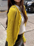 Early Autumn Sweet Lemon Jennie The Same Money Yellow Knitting Vest + Open Shirt White Suit Woman