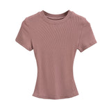 Kardashian's New Short-Sleeved T-Shirt With Spring And Summer Sexy Ants Round-Neck Tight-Up T-Shirts
